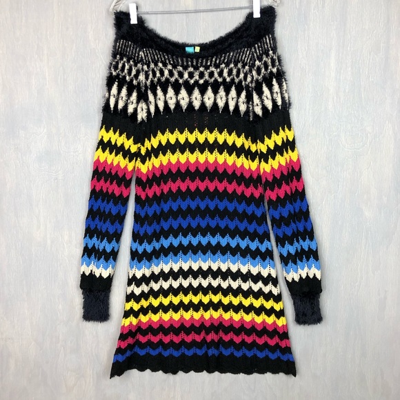 chevron sweater dress